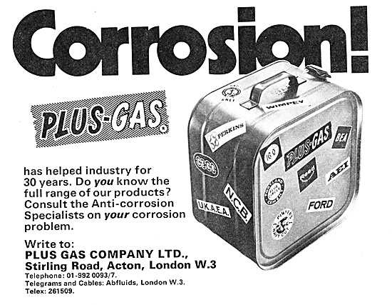 Plus Gas Anti-Corrosion Treatments                               