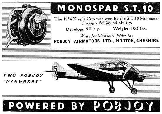 Pobjoy  Niagara - Monospar S.T.10                                