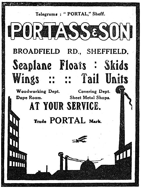 Portass & Son - Seaplane Floats, Skids, Wings & Tails            