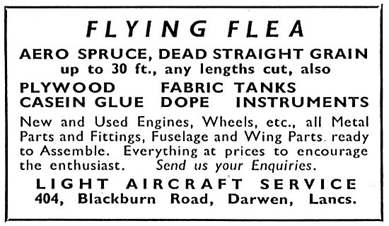 Flying Flea - Pou De Ciel: Light Aircraft Service : Darwen       