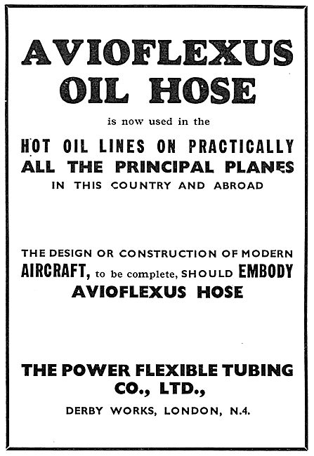 Power Flexible Tubing - Avioflexus Oil Hose                      