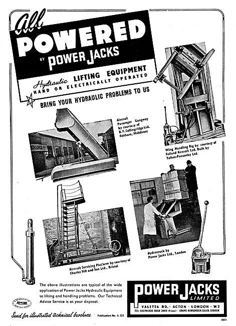Power Jacks Handling Equipment                                   