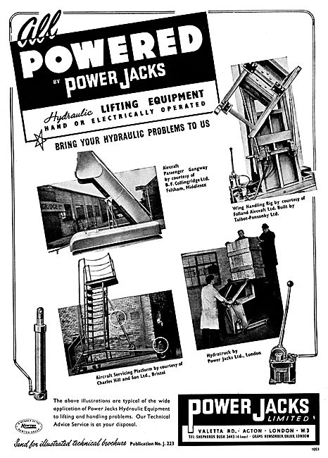 Power Jacks Handling Equipment                                   