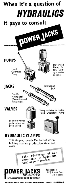 Power Jacks Aircraft Servicing Equipment                         