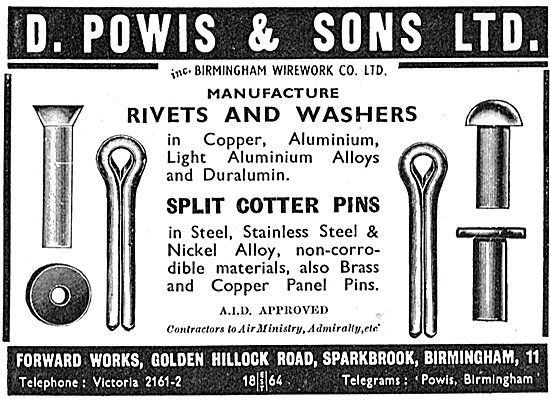 D.Powis AGS Parts 1939                                           