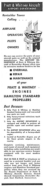 Pratt & Whitney Airport Department 1950                          