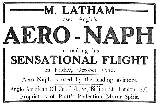 Pratts Aviation Spirit : Aero-Naph                               