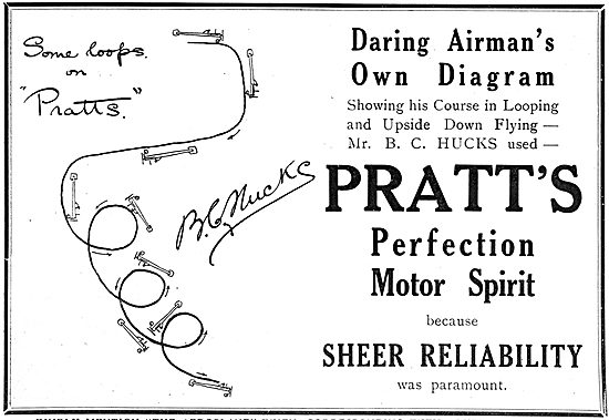 Pratts Aviation Spirit - See Hucks Looping The Loop Diagram      