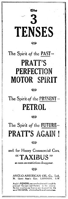 Pratts Perfection Motor Spirit                                   
