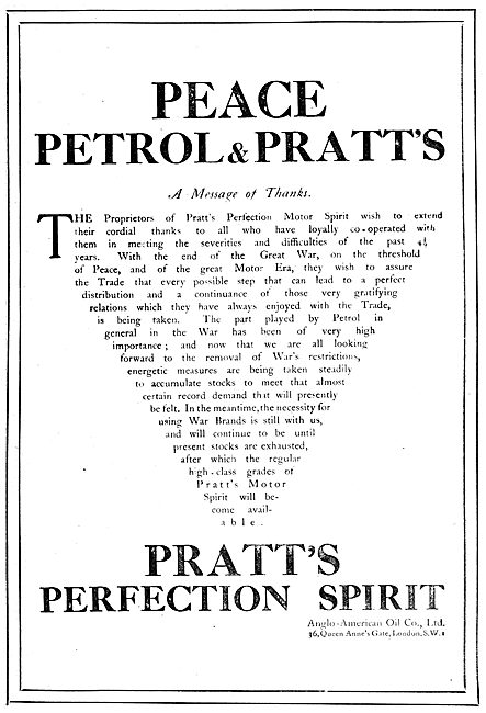 Pratts Perfection Motor Spirit                                   