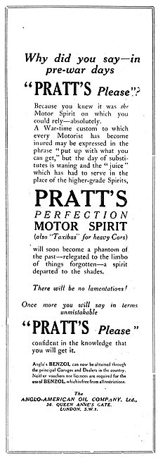 Pratts Perfection Motor Spirit                                   