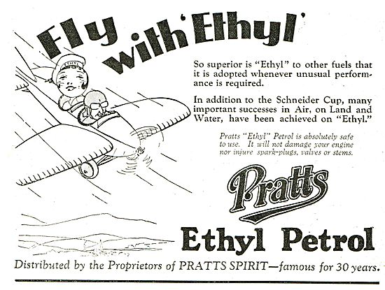 Pratts Aviation Spirit - Fly With Ethyl.                         