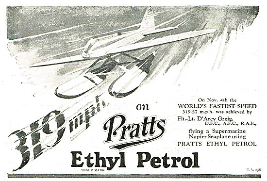 319 MPH On Pratts Ethyl Petrol                                   