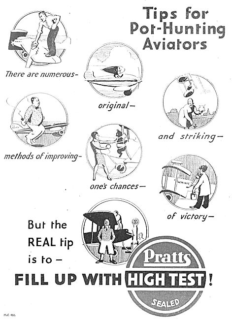 Fill Up With Pratts High Test Aviation Spirit                    