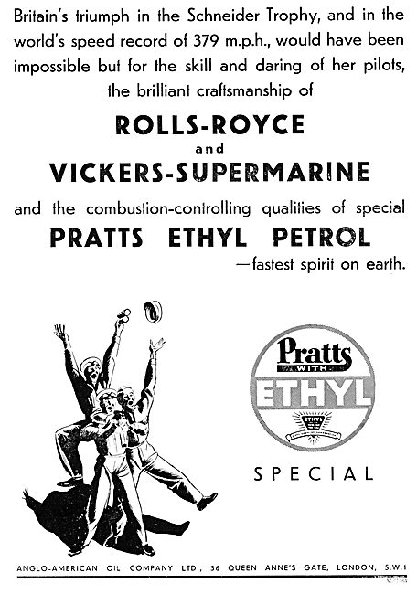 Pratts Aviation Spirit - Pratts Ethyl Petrol                     