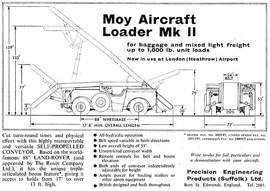 Precision Engineering Products - MOY Aircraft Loader Mk II       