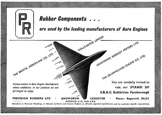 Precision Rubbers Components For Aero Engine Manufacturers       