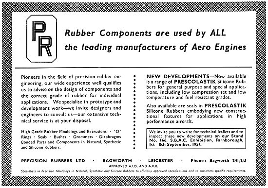 Precision Rubbers - Rubber Components                            