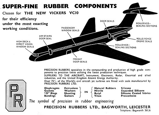 Precision Rubbers - Rubber Components                            