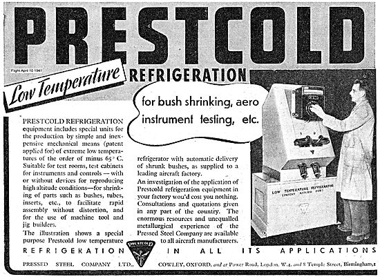 Prestcold Refrigeration For Bush Shrinking                       