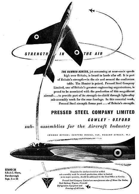 Pressed Steel : Sub-Assemblies For The Aircraft Industry         