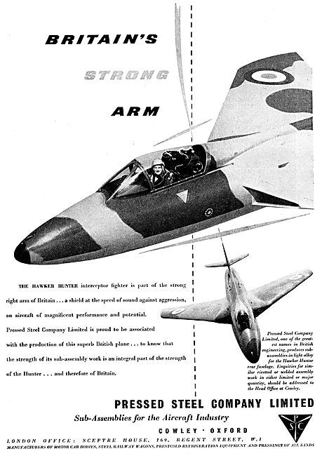 Pressed Steel : Sub-Assemblies For The Aircraft Industry         