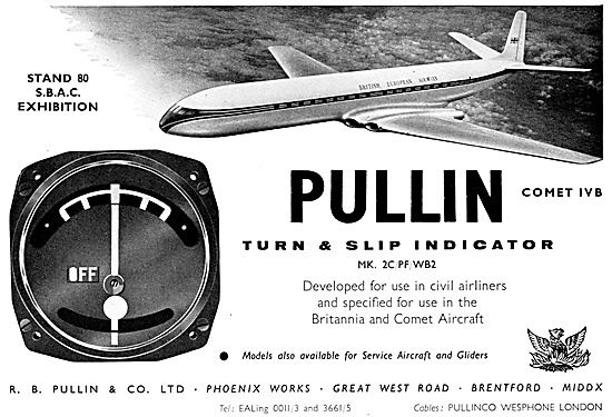 Pullin Flight Instruments. Pullin Turn & Slip Indicator          