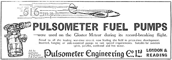 Pulsometer Aircraft Fuel Pumps                                   