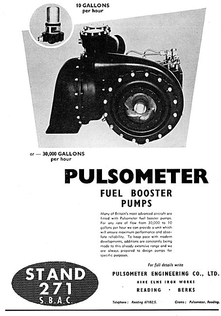 Pulsometer Fuel Booster Pumps                                    