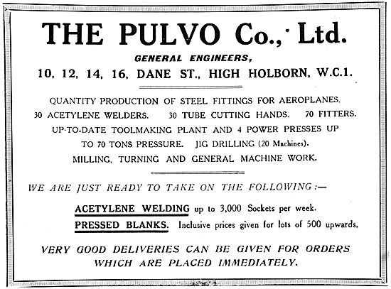 Pulvo Engineering 1917                                           