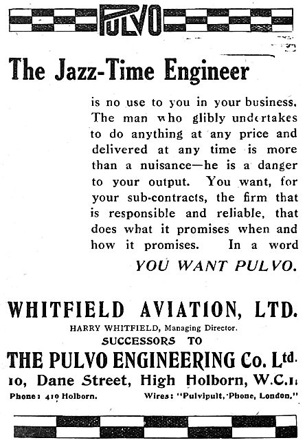 Pulvo Engineering Whitfield Aviation                             