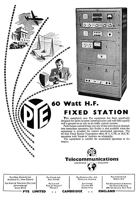 Pye 60 Watt H.F. Fixed Station                                   