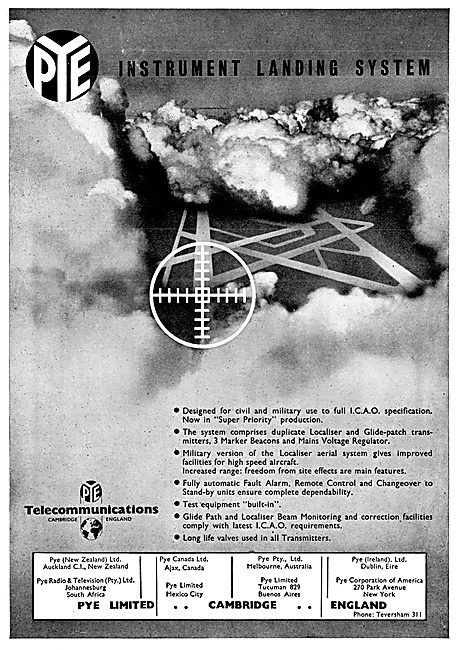 Pye ILS - Pye Instrument Landing Systems 1955                    