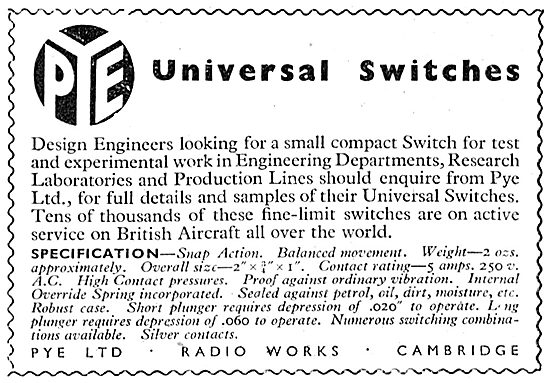 Pye Universal Switches                                           