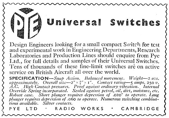 Pye Universal Switches                                           