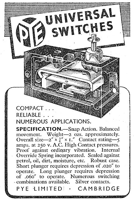 Pye Universal Switches                                           