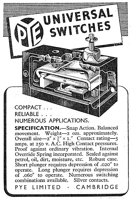 Pye Universal Switches                                           