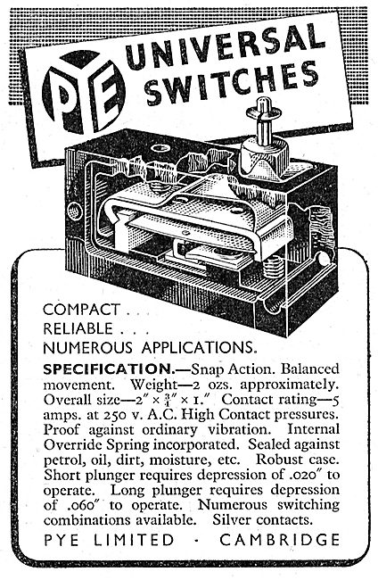 Pye Universal Switches                                           