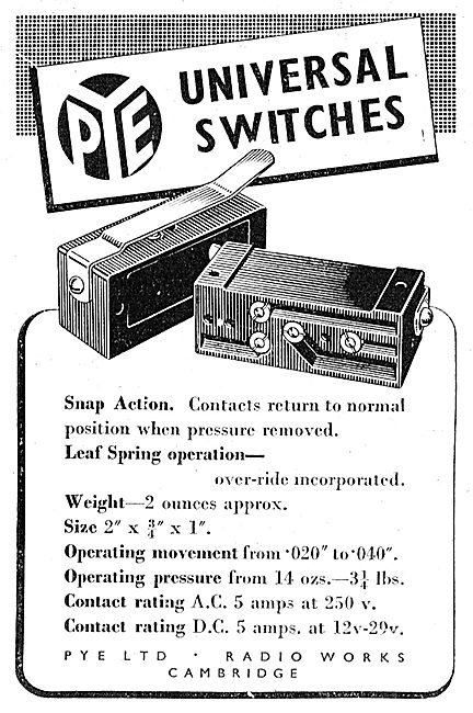 Pye Universal Switches                                           