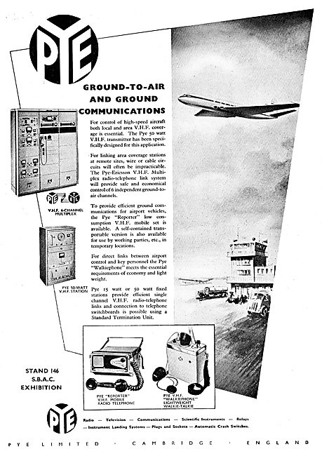 Pye VHF Ground To Air Comms                                      