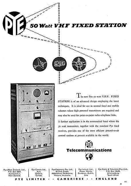 Pye 50 Watt VHF Fixed Station                                    