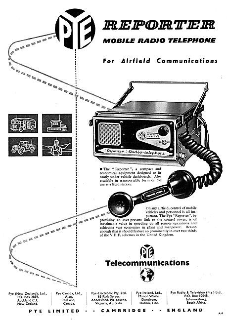 Pye Reporter Mobile Radio Telephone                              