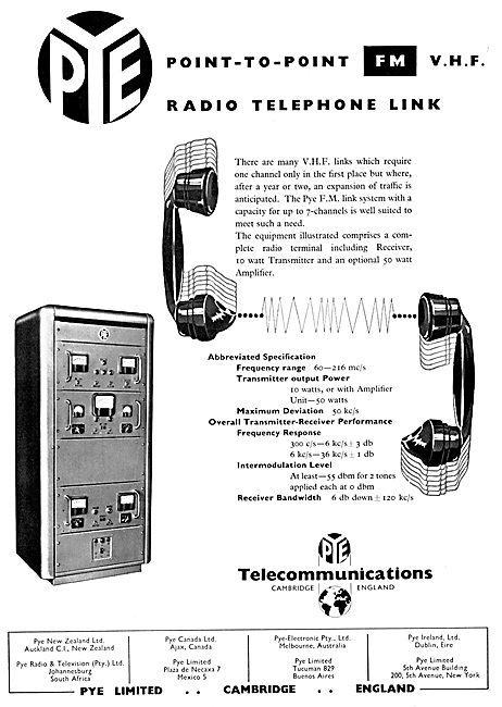 Pye VHF Radio Telephone                                          