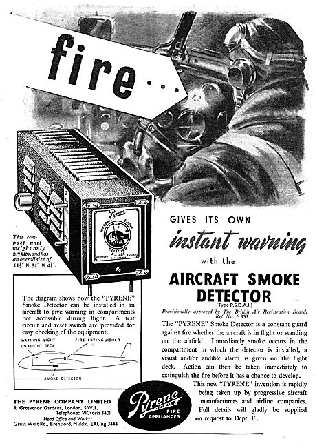 Pyrene Airborne Smoke Detection System                           