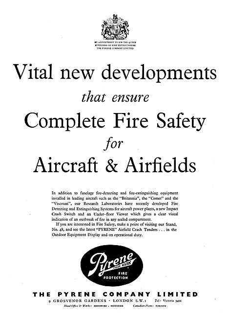 Pyrene Fire Safety For Aircraft & Airfields                      