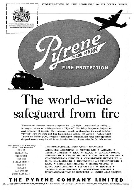 Pyrene Fire Protection Equipment For The Aviation Industry       
