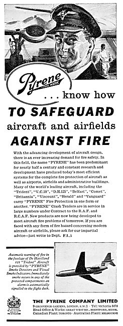 Pyrene Fire Security Systems For Aircraft & Airfields            
