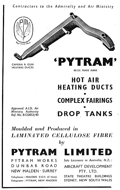 Pytram Laminated Cellulose Fibre Aircraft Components             