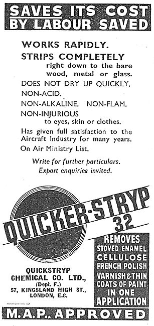 Quickstryp Paint Stripper For Aircraft                           