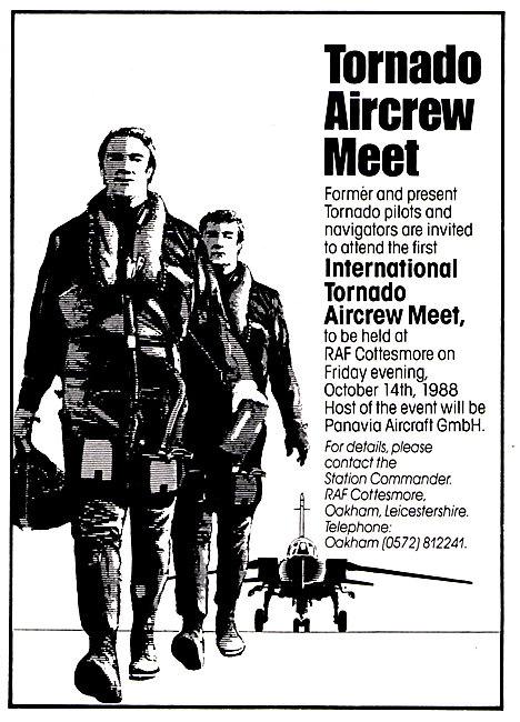 International Tornado Aircrew Meet RAF Cottesmore Oct 14th 1988  